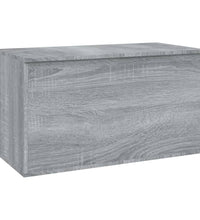 Aufbewahrungstruhe Grau Sonoma 84x42x46 cm Holzwerkstoff