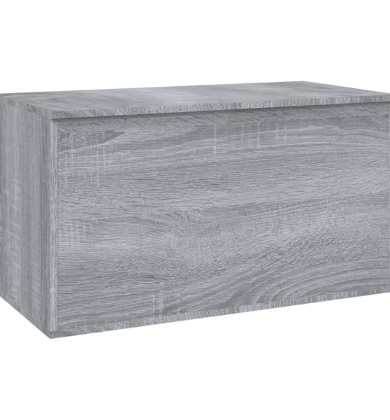 Aufbewahrungstruhe Grau Sonoma 84x42x46 cm Holzwerkstoff