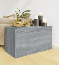 Aufbewahrungstruhe Grau Sonoma 84x42x46 cm Holzwerkstoff