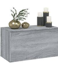 Aufbewahrungstruhe Grau Sonoma 84x42x46 cm Holzwerkstoff