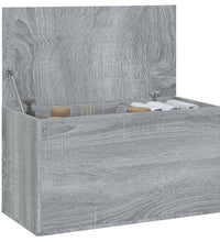 Aufbewahrungstruhe Grau Sonoma 84x42x46 cm Holzwerkstoff