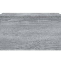 Aufbewahrungstruhe Grau Sonoma 84x42x46 cm Holzwerkstoff