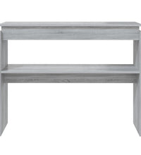 Konsolentisch Grau Sonoma 102x30x80 cm Holzwerkstoff