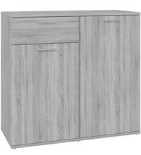 Sideboard Grau Sonoma 80x36x75 cm Holzwerkstoff