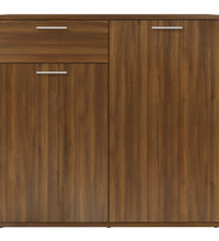 Sideboard Braun Eichen-Optik 80x36x75 cm Holzwerkstoff