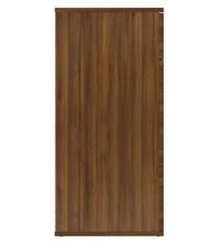Sideboard Braun Eichen-Optik 80x36x75 cm Holzwerkstoff