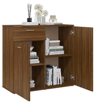 Sideboard Braun Eichen-Optik 80x36x75 cm Holzwerkstoff