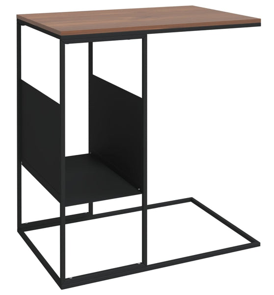 Beistelltisch Schwarz 55x36x59,5 cm Holzwerkstoff