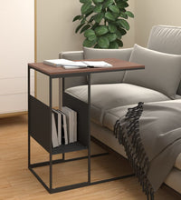 Beistelltisch Schwarz 55x36x59,5 cm Holzwerkstoff