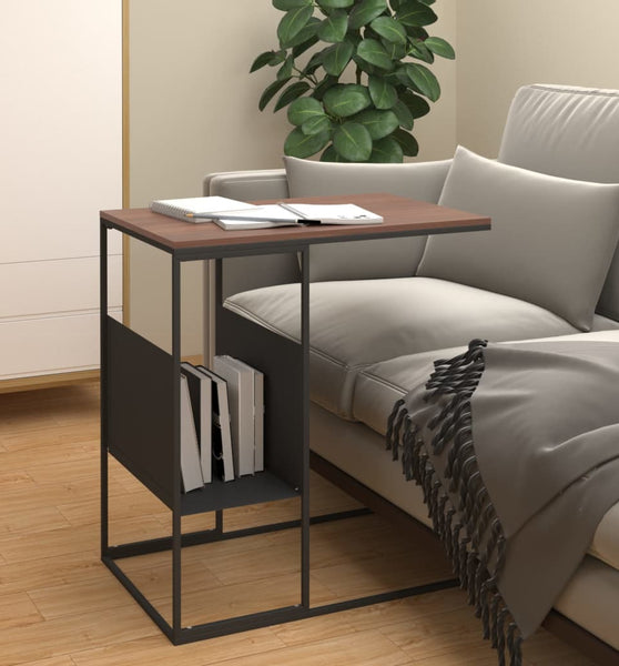 Beistelltisch Schwarz 55x36x59,5 cm Holzwerkstoff