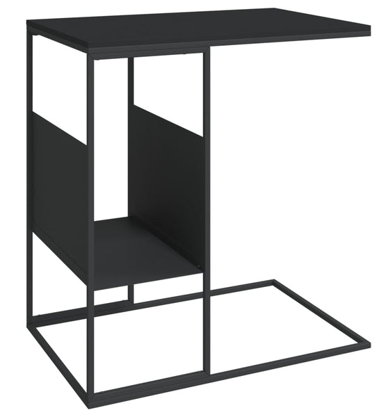 Beistelltisch Schwarz 55x36x59,5 cm Holzwerkstoff