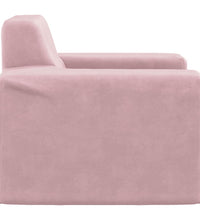 Kindersofa Rosa Weich Plüsch