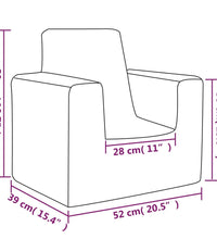 Kindersofa Rosa Weich Plüsch