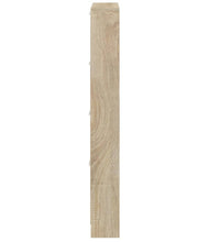 Schuhschrank Eichen-Optik 59x17x150 cm Holzwerkstoff