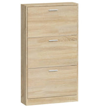 Schuhschrank Eichen-Optik 59x17x108 cm Holzwerkstoff