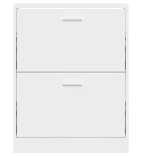 Schuhschrank Weiß 59x17x81 cm Holzwerkstoff