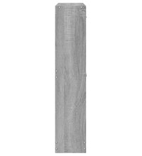 Schuhschrank Grau Sonoma 59x17x81 cm Holzwerkstoff