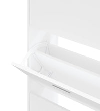 Schuhschrank Weiß 63x24x147 cm Holzwerkstoff