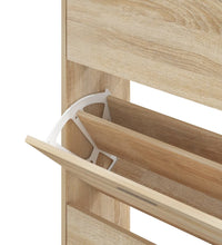 Schuhschrank Sonoma-Eiche 63x24x147 cm Holzwerkstoff