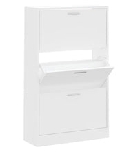 Schuhschrank Weiß 63x24x103 cm Holzwerkstoff