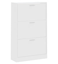 Schuhschrank Weiß 63x24x103 cm Holzwerkstoff