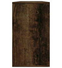 Schuhbank Räuchereiche 80x24x45 cm Holzwerkstoff