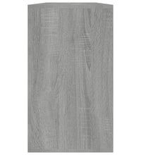 Schuhbank Grau Sonoma 80x24x45 cm Holzwerkstoff