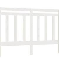 Kopfteil Weiß 166x4x100 cm Massivholz Kiefer