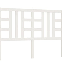 Kopfteil Weiß 146x4x100 cm Massivholz Kiefer