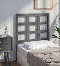 Kopfteil Grau 80,5x4x100 cm Massivholz Kiefer