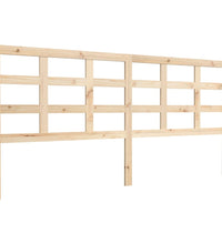 Bett-Kopfteil 205,5x4x100 cm Massivholz Kiefer