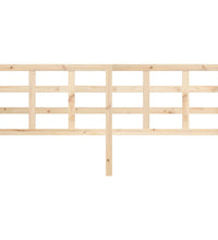 Bett-Kopfteil 205,5x4x100 cm Massivholz Kiefer