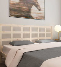 Bett-Kopfteil 205,5x4x100 cm Massivholz Kiefer
