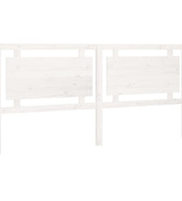 Kopfteil Weiß 205,5x4x100 cm Massivholz Kiefer