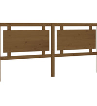 Kopfteil Honigbraun 205,5x4x100 cm Massivholz Kiefer