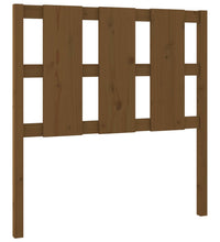 Bett-Kopfteil Honigbraun 105,5x4x100 cm Massivholz Kiefer