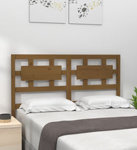 Bett-Kopfteil Honigbraun 185,5x4x100 cm Massivholz Kiefer