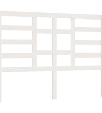 Kopfteil Weiß 126x4x104 cm Massivholz Kiefer