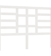 Bett-Kopfteil Weiß 141x4x104 cm Massivholz Kiefer