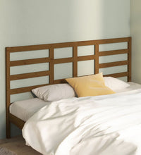 Bett-Kopfteil Honigbraun 186x4x104 cm Massivholz Kiefer