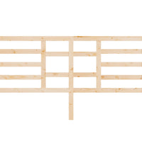 Kopfteil 206x4x104 cm Massivholz Kiefer