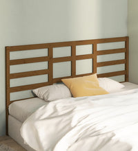 Bett-Kopfteil Honigbraun 206x4x104 cm Massivholz Kiefer