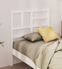 Bett-Kopfteil Weiß 81x4x104 cm Massivholz Kiefer