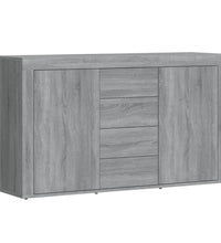 Sideboard Grau Sonoma 120x36x69 cm Holzwerkstoff