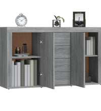 Sideboard Grau Sonoma 120x36x69 cm Holzwerkstoff