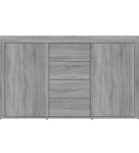 Sideboard Grau Sonoma 120x36x69 cm Holzwerkstoff