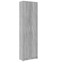 Garderobenschrank Grau Sonoma 55x25x189 cm Holzwerkstoff