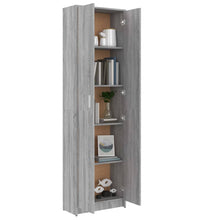 Garderobenschrank Grau Sonoma 55x25x189 cm Holzwerkstoff