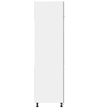Kühlumbauschrank Grau Sonoma 60x57x207 cm Holzwerkstoff