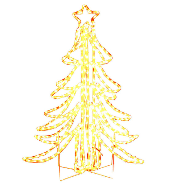LED-Weihnachtsbaum Klappbar Warmweiß 87x87x93 cm